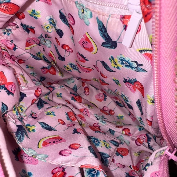 Vera Bradley Pink Floral & Fruit Mini Backpack - Picture 4 of 4